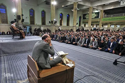 دیدار معلمان و فرهنگیان با رهبر معظم انقلاب اسلامی