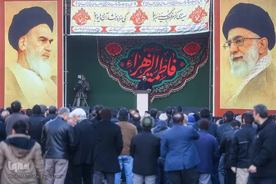 اجتماع عزاداران فاطمی در میدان هفت تیر تهران
