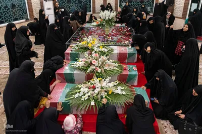 استقبال از ۶ شهید گمنام در کرج