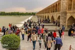 حضور گردشگران پس از یک ماه عبادت در اصفهان‎‎