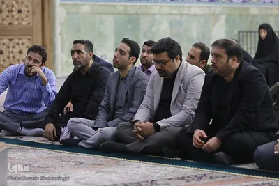 غبارروبی مضجع شریف حضرت معصومه(س) با حضور خبرنگاران