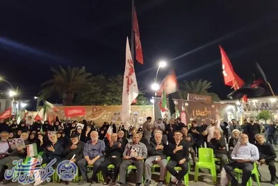 مردم بابلسر در یکصد و بیست‌وهشتمین اجتماع انقلابی با رهبر شهید وداع کردند