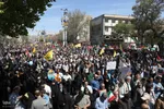 راهپیمایی روز جهانی قدس و تشییع شهیدالقدس «علی آقابابایی» در قزوین