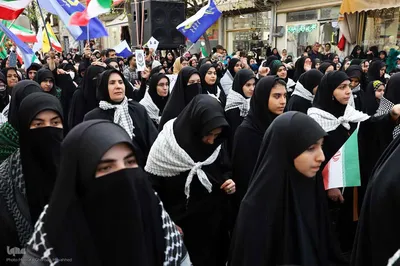 اجتماع و رزمایش بزرگ دو هزار نفری دختران جانفدای ایران در اهر