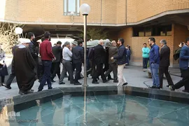 مراسم تشییع استاد سید عبدالله انوار
