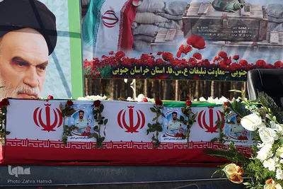 مراسم تشییع پیکر مطهر مدافع حریم وطن ـ بیرجند