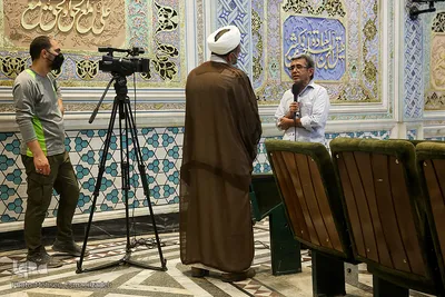 آیین تجلیل از جانبازان شیمیایی در حرم رضوی
