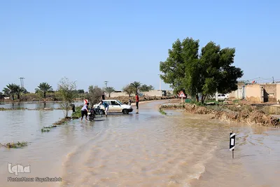 وضعیت مناطق سیل زده در خوزستان