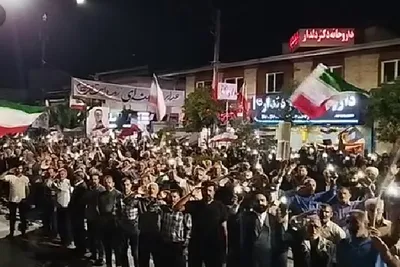 نودمین اجتماع شبانه مردم انقلابی فریدونکنار