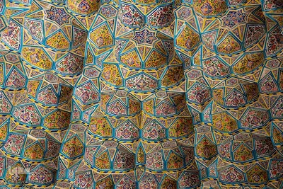 افراشته فیروزه‌ای؛ مسجد مشیر شیراز‎‎