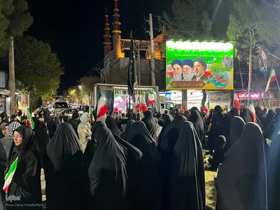 اجتماع حماسی مردم گلپایگان در دفاع از وطن