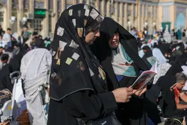 اجتماع پرشور دلدادگان حسینی در حرم عبدالعظیم (ع)؛ طنین دعای عرفه در قبله تهران