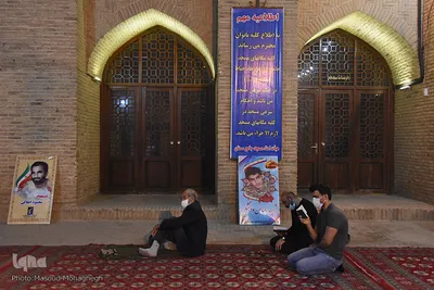 مراسم احیاء شب نوزدهم رمضان - مسجد جامع سمنان