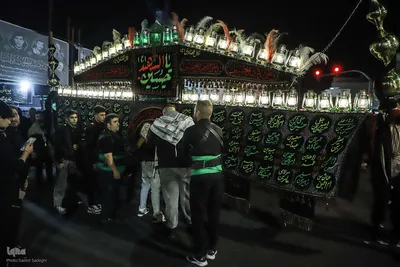 عزاداری مردم تبریز در شب تاسوعای حسینی