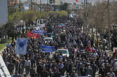 مراسم راهپیمایی روز جهانی قدس در همدان