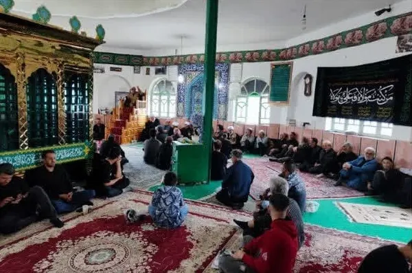 عزاداری محرم در آستان مقدس امامزاده یحیی(ع) روستای گنکرج‌کلا آمل