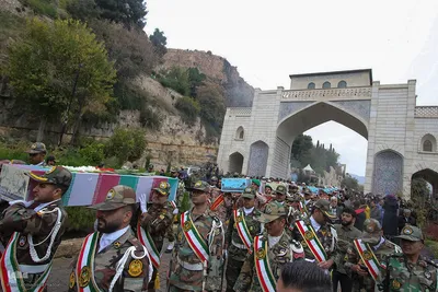 مراسم استقبال از ۱۲ شهید گمنام دوران دفاع مقدس در شیراز