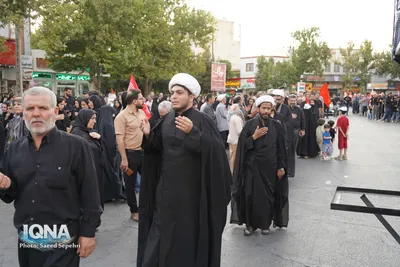 مراسم جاماندگان اربعین حسینی در ملایر
