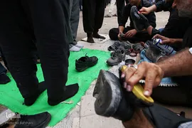 حال و هوای ورودی کربلا در آستانه اربعین