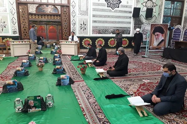 مراسم ترتیل‌خوانی در امامزاده عبدالله(ع) گرگان برگزار شد