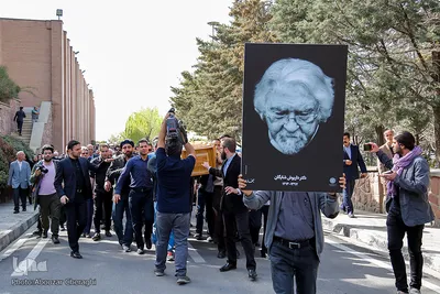 مراسم تشییع پیکر داریوش شایگان