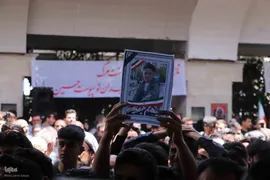 تشییع پیکر دو شهید قرآن آموز در تبریز