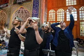 احیا در حرم امام علی‎‎
