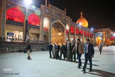 دیدار سردار دریادار علی فدوی جانشین فرمانده کل سپاه با آیت‌الله دژکام تولیت آستان مقدس حضرت شاهچراغ(ع)