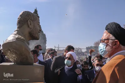 آیین رونمایی از سردیس سرلشکر پاسدار شهید حاج رسول استوار محمودآبادی‎‎