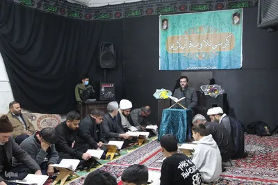 محفل انس با قرآن به یاد شهدای اقتدار در ملایر ‎