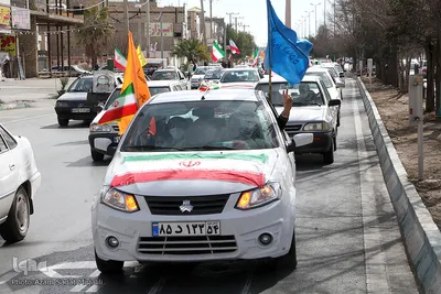 متفاوت ترین راهپیمایی 22 بهمن در یزد‎