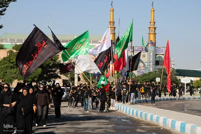 آیین باشکوه عزاداری عاشورای حسینی در زیباشهر