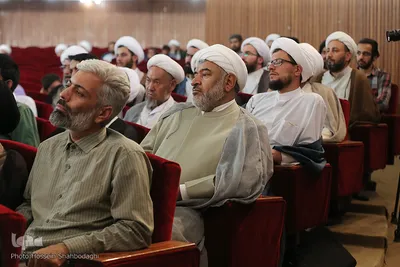 ⁨آیین رونمایی کتاب سه جلدی شرح نهج البلاغه⁩