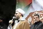تجمع شبانه مردم در حمایت از مدافعان وطن در اهر