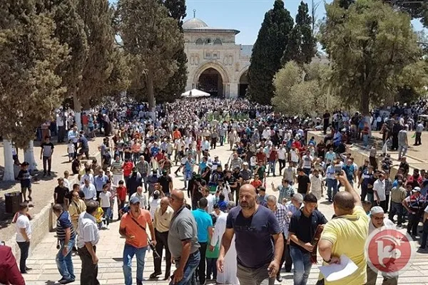 Fiye Da Mutane Dubu 25 Ne Suka Yi Sallar Juma’a A Masallacin Aqsa