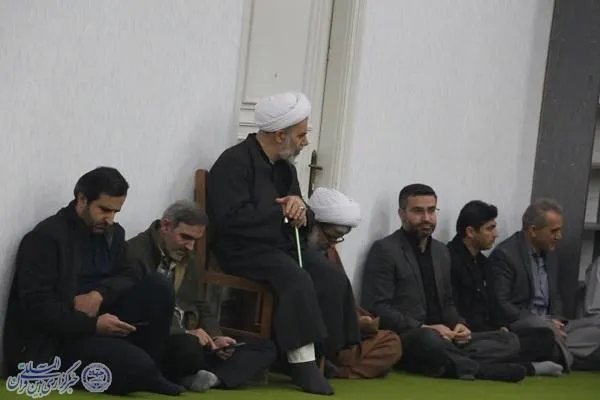 آیین وداع با پیکر شهید گمنام در اداه کل تبلیغات اسلامی مازندران