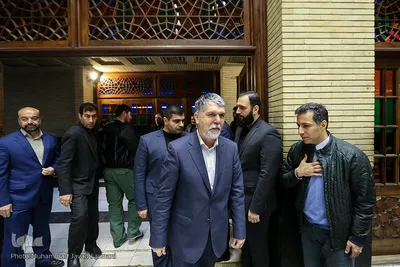 سیدعباس صالحی وزیر ارشاد در مراسم بزرگداشت زنده یاد دکتر محسن سلیمانی 