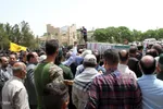 تشییع پیکر شهید هسته‌ای در یزد