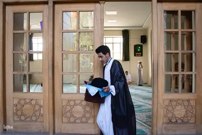 مراسم عمامه‌گذاری طلاب حوزه علمیه اصفهان