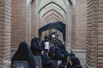 روضه‌خوانی در مسجد کبود تبریز