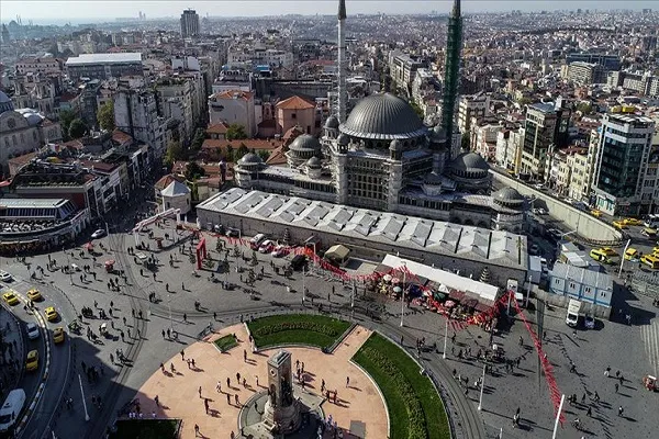 اكتمال 80 بالمائة من أعمال بناء مسجد تقسيم بإسطنبول