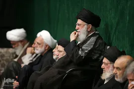 مراسم عزاداری شب عاشورای حسینی در حسینیه امام‌خمینی(ره)