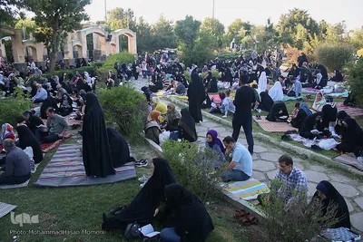 مراسم پر فیض دعای عرفه در همدان‎