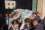 تشییع پیکر مطهر سرهنگ شهید احسان بخشنده در شیراز