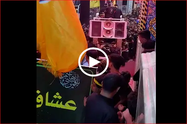 شاهد...العتبة الحسينية المقدسة تشهد توافد المواكب العزائية