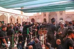 آیین عزاداری ۱۳ محرم در مسجد ملااسماعیل یزد‎