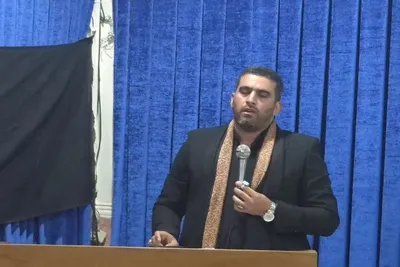 مراسم عزاداری شب نهم محرم در بیت نماینده ولی‌ فقیه در لرستان