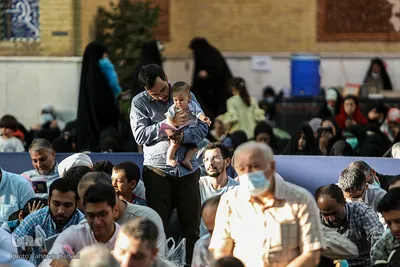 مراسم دعای عرفه در مسجد دانشگاه شریف