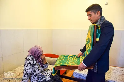 حضور خدام رضوی در خانه سالمندان ـ اهواز