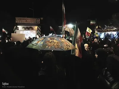 تجمع شبانه حمایت از مدافعان وطن و جشن مهر ماندگار ویژه ازدواج زوجین جانفدا در اهر